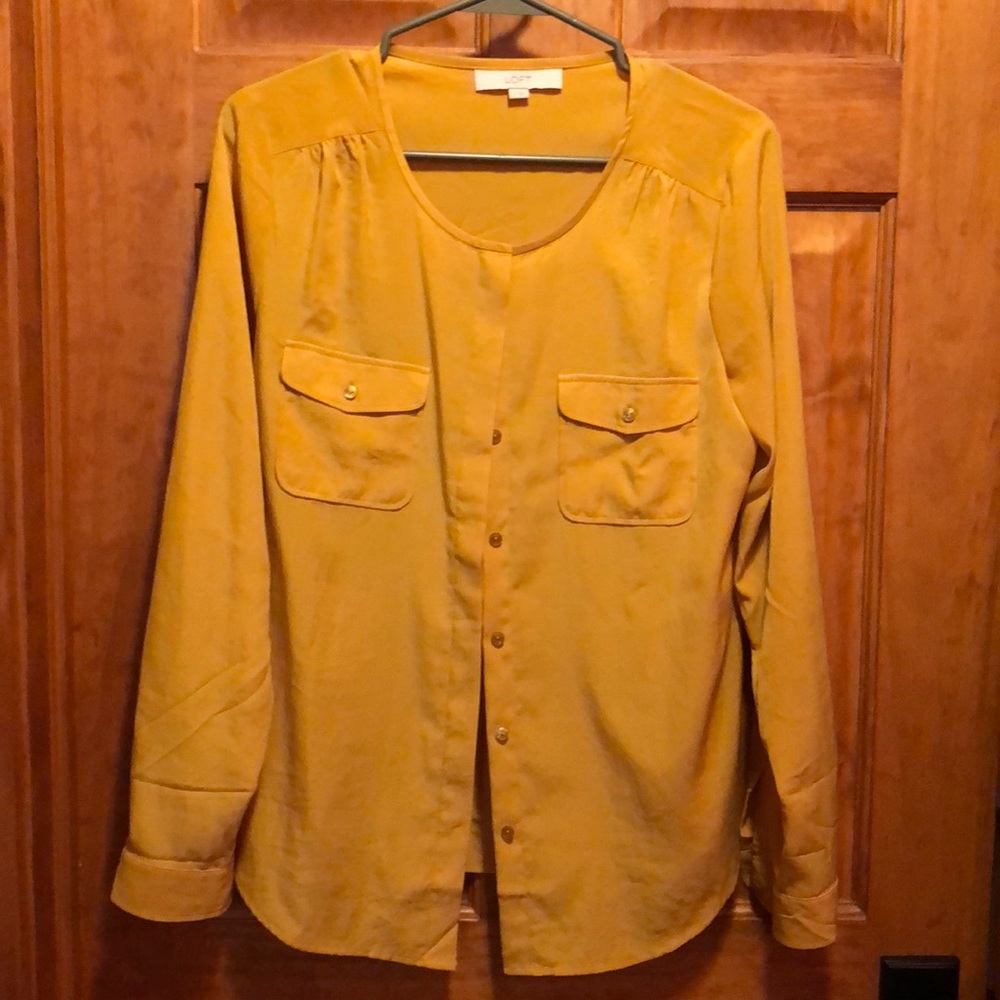 Loft Mustard Button down